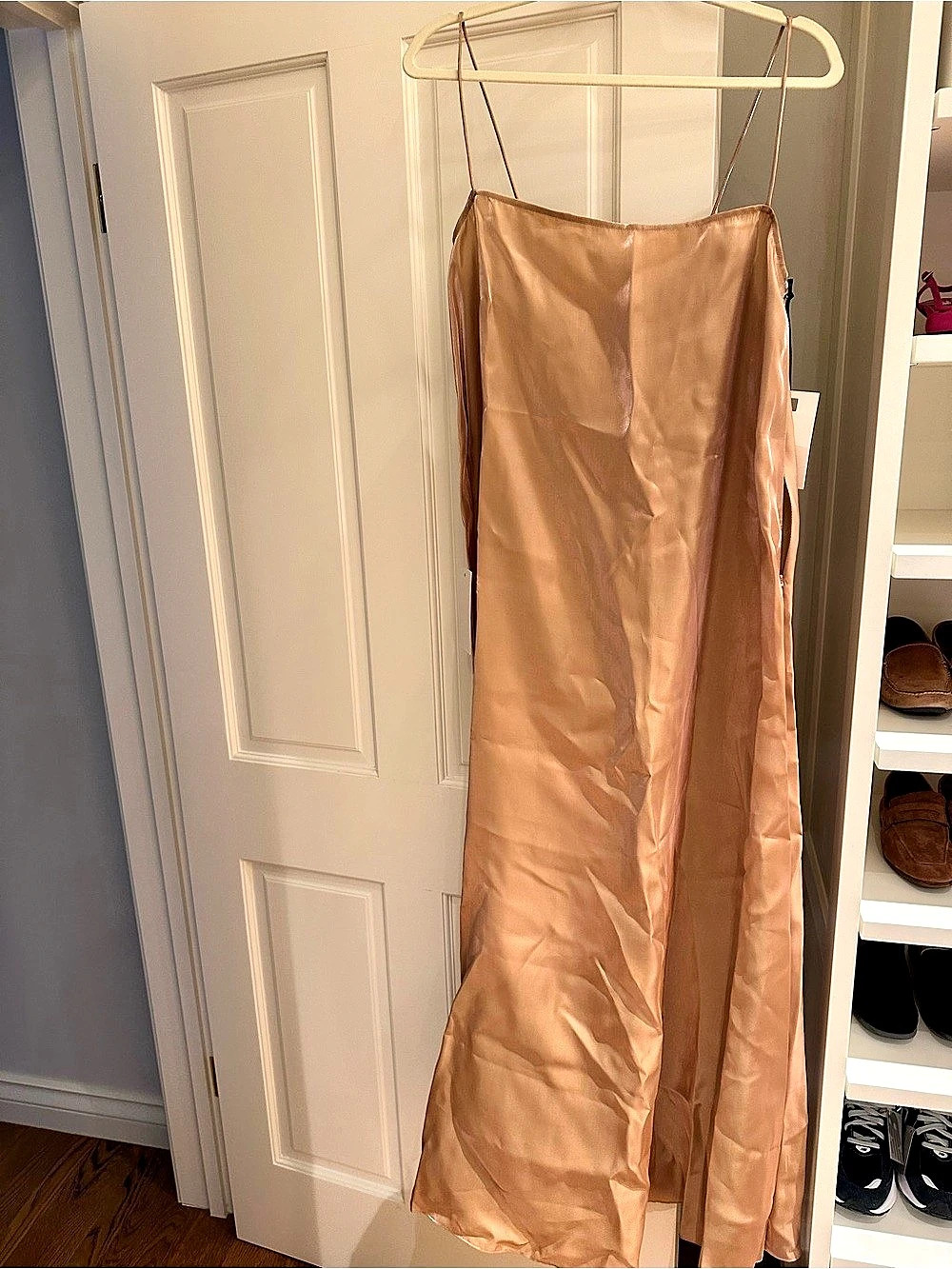 STAUD Delfina Dress Rose Gold - Medium